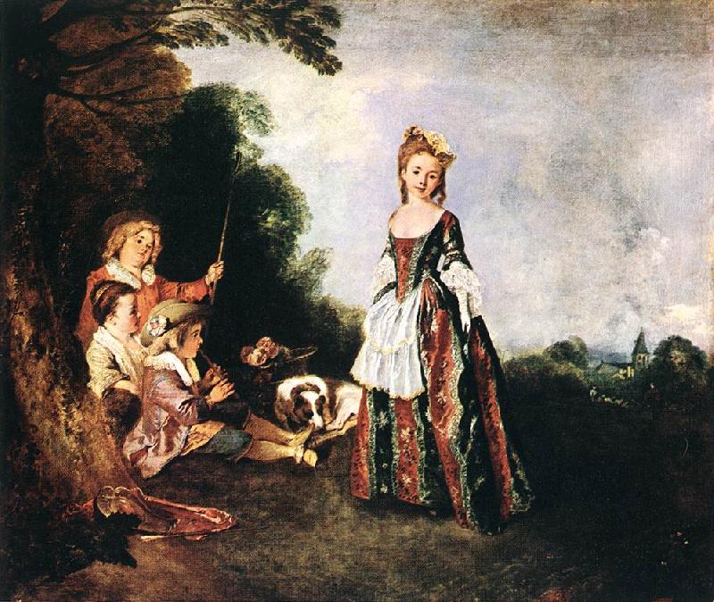 WATTEAU, Antoine The Dance